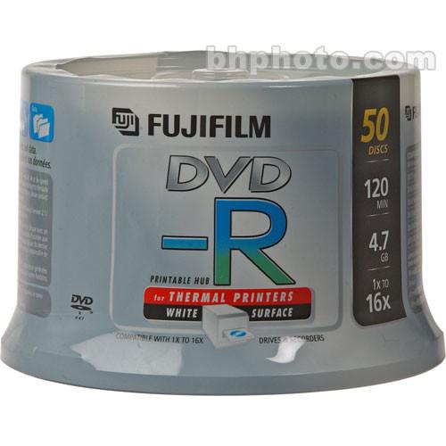 Fujifilm DVD-R 4.7GB 16x White Printable (50) 15683716, Fujifilm, DVD-R, 4.7GB, 16x, White, Printable, 50, 15683716,