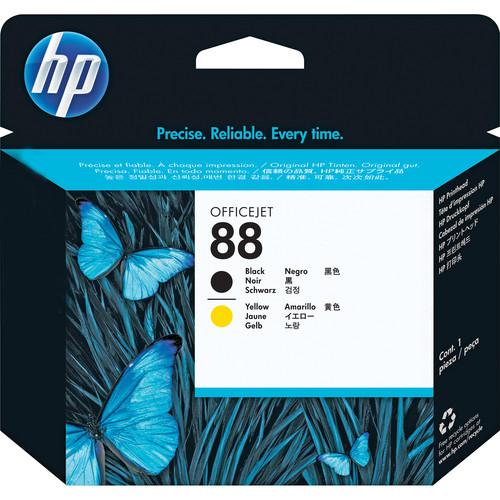 HP  HP 88 Printhead (Black and Yellow) C9381A