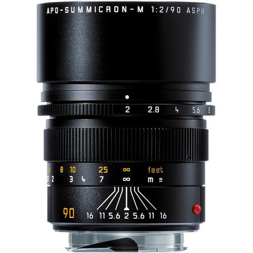 Leica 90mm f/2.0 APO Summicron M Aspherical Lens (6-Bit) - 11884, Leica, 90mm, f/2.0, APO, Summicron, M, Aspherical, Lens, 6-Bit, 11884