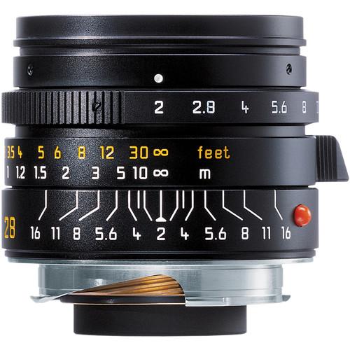 Leica Summicron-M 28mm f/2.0 Lens (6-Bit, Manual Focus) 11604