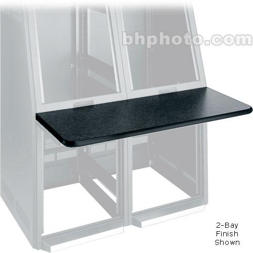 Middle Atlantic Console Work Surface Left (Black) WS3-S18-GBL