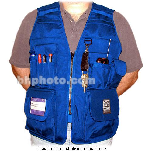 Porta Brace VV-M Videographer Vest (Medium, Blue) VV-M