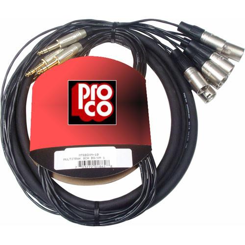 Pro Co Sound MT8BQXM-10 Analog Harness Cable 8x MT8BQXM-10, Pro, Co, Sound, MT8BQXM-10, Analog, Harness, Cable, 8x, MT8BQXM-10,