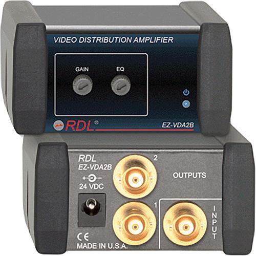 RDL EZ-VDA2B 1x2 Composite Distribution Amplifier (BNC) EZ-VDA2B, RDL, EZ-VDA2B, 1x2, Composite, Distribution, Amplifier, BNC, EZ-VDA2B