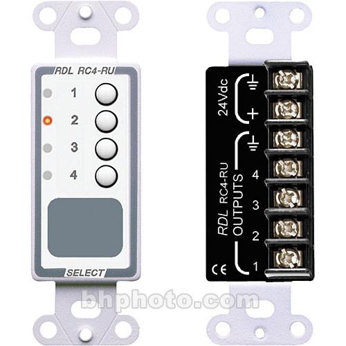 RDL  RC4-RU - 4-Channel Remote Control D-RC4RU, RDL, RC4-RU, 4-Channel, Remote, Control, D-RC4RU, Video