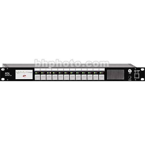 RDL RM-MP12A - 12-Channel Audio Monitor Panel RM-MP12A