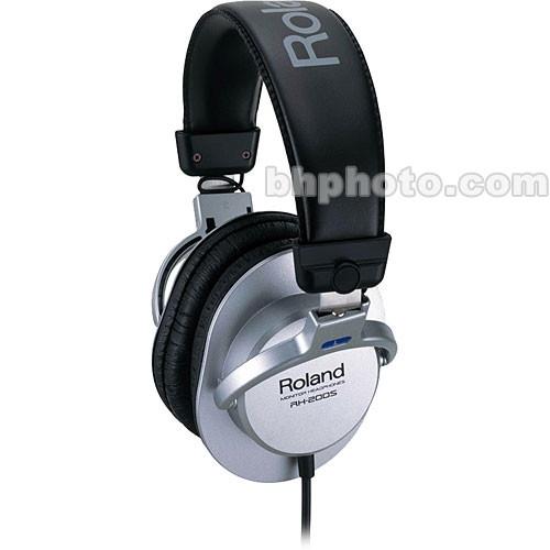 Roland RH-200S - Circumaural Stereo Headphones - Silver RH-200S, Roland, RH-200S, Circumaural, Stereo, Headphones, Silver, RH-200S
