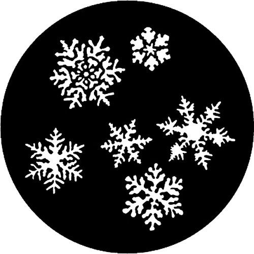 Rosco Steel Gobo #7772 - Snowflakes - Size B 250777720860