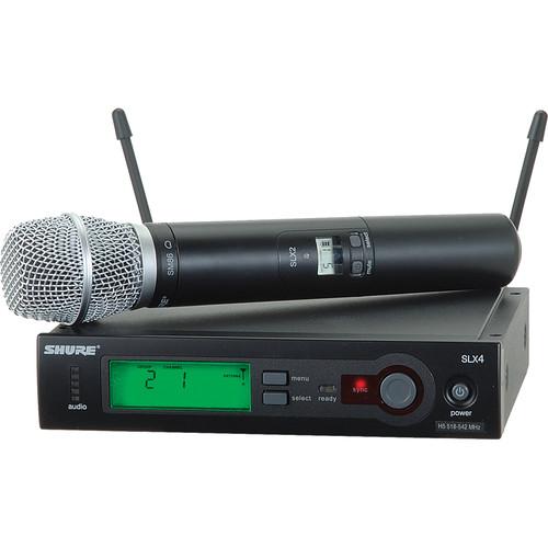 Shure SLX Series Wireless Microphone System H5/518 SLX24/SM86-H5, Shure, SLX, Series, Wireless, Microphone, System, H5/518, SLX24/SM86-H5