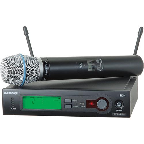 Shure SLX Series Wireless Microphone System SLX24/BETA87C-H5, Shure, SLX, Series, Wireless, Microphone, System, SLX24/BETA87C-H5,
