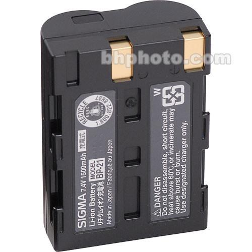 Sigma BP-21 Rechargeable Lithium-ion Battery D00008, Sigma, BP-21, Rechargeable, Lithium-ion, Battery, D00008,