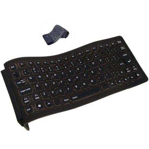 Adesso Flexible Mini USB Keyboard with PS/2 Adapter AKB-210