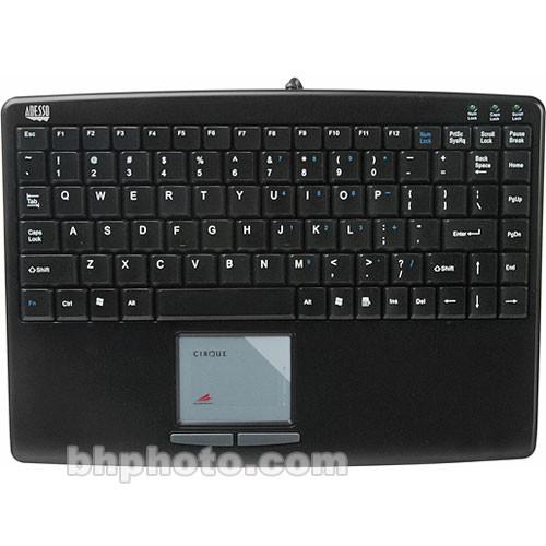 Adesso SlimTouch Mini Keyboard with Built-in TouchPad AKB-410UB