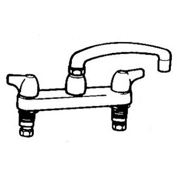 Arkay K-200D Hot & Cold Swing Deck-Mount Faucet 90Y, Arkay, K-200D, Hot, Cold, Swing, Deck-Mount, Faucet, 90Y,