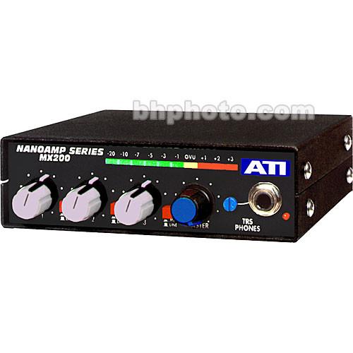 ATI Audio Inc  MXS-200 Stereo Audio Mixer MX200