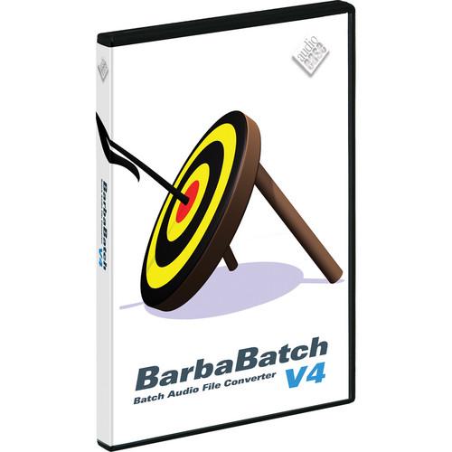 Audio Ease BarbaBatch V4 - Sound File Conversion Software BB