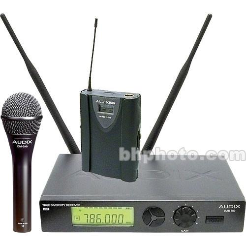 Audix RAD360 Combo Wireless Microphone System W3-310B, Audix, RAD360, Combo, Wireless, Microphone, System, W3-310B,