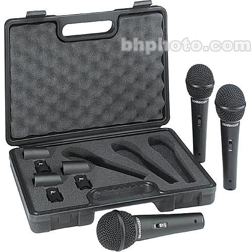 Behringer EXM-1800S Handheld Microphone (3-Pack) XM1800S, Behringer, EXM-1800S, Handheld, Microphone, 3-Pack, XM1800S,