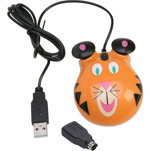 Califone KM-TI Animal-Themed Computer Mouse (Tiger) KM-TI