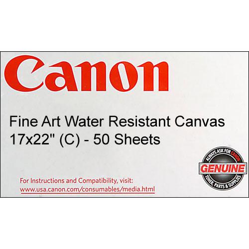 Canon Fine Art Water Resistant Canvas - 17x22