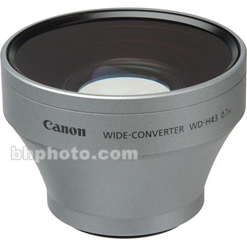 Canon WD-H43 43mm 0.7x Wide Angle Converter Lens 2072B001