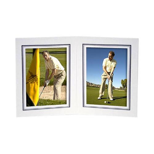 Collector's Gallery White Double View Portrait Folder PF5212-45, Collector's, Gallery, White, Double, View, Portrait, Folder, PF5212-45
