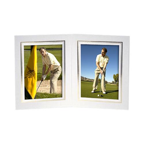 Collector's Gallery White Double View Portrait Folder PF5512-57