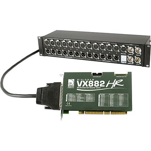 Digigram VX882HR PCI Sound Card with BOB8 Breakout VB171300201, Digigram, VX882HR, PCI, Sound, Card, with, BOB8, Breakout, VB171300201