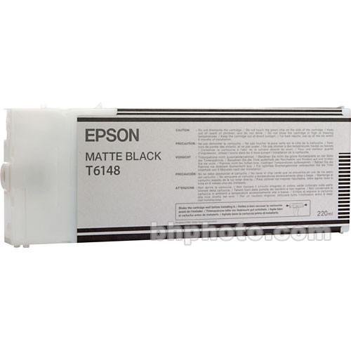Epson UltraChrome K3 Matte Black Ink Cartridge (220 ml) T614800
