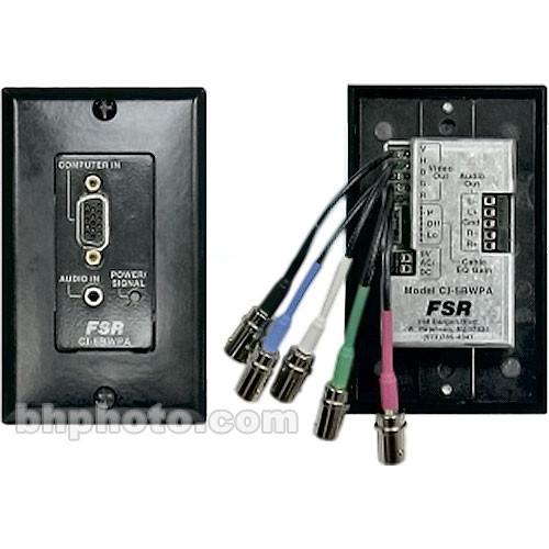 FSR CI-5BWPABLK Wall Plate Interface and Line Driver