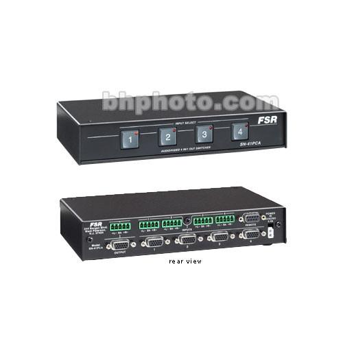 FSR SN-4100A 4x1 VGA Switcher with Stereo Audio SN-4100A, FSR, SN-4100A, 4x1, VGA, Switcher, with, Stereo, Audio, SN-4100A,