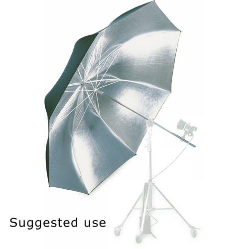 Hensel Jumbo Umbrella, Silver with Black Backing - 4107923, Hensel, Jumbo, Umbrella, Silver, with, Black, Backing, 4107923,