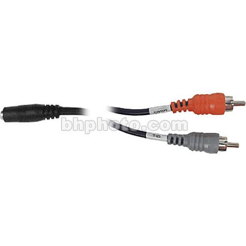 Hosa Technology Stereo Mini Female to 2 RCA Male Y-Cable CFR-210