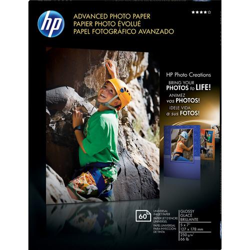 HP Advanced Photo Paper (Glossy) - 5x7