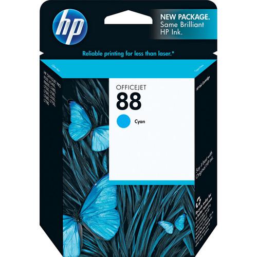HP HP 88 Cyan Ink Cartridge for OfficeJet Pro K550 C9386AN#140, HP, HP, 88, Cyan, Ink, Cartridge, OfficeJet, Pro, K550, C9386AN#140