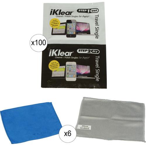iKlear 2 Step Wet/Dry Singles, Model IK-SP100 - 200 Pack