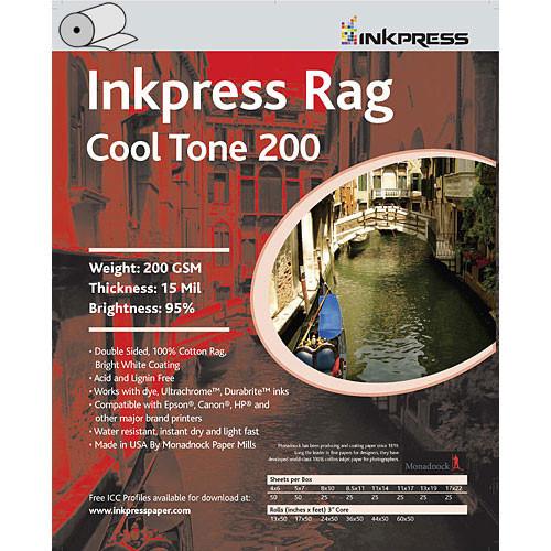 Inkpress Media Picture Rag Cool Tone Paper (200 gsm) PRCT2006040, Inkpress, Media, Picture, Rag, Cool, Tone, Paper, 200, gsm, PRCT2006040