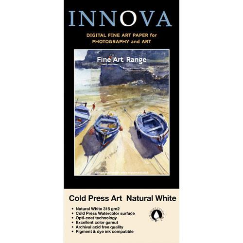 Innova Cold Press Rough Textured Natural White Paper 25000