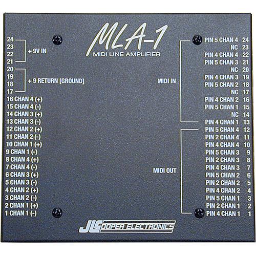 JLCooper  MLA-1 MIDI Line Amplifier MLA-1, JLCooper, MLA-1, MIDI, Line, Amplifier, MLA-1, Video