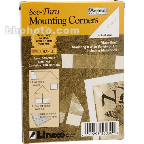 Lineco Archival Mounting Corners - 7/8
