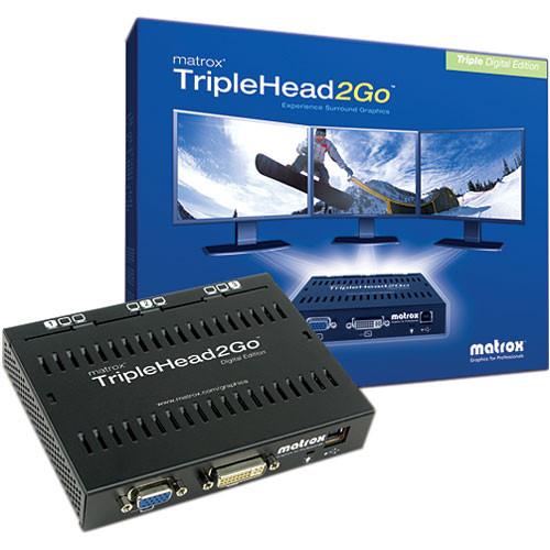 Matrox TripleHead2Go Digital Edition External T2G-D3D-IF, Matrox, TripleHead2Go, Digital, Edition, External, T2G-D3D-IF,