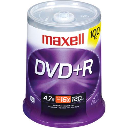 Maxell  DVD R 4.7GB, 16x Disc (100) 639016