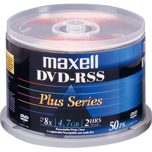 Maxell DVD-RSS 4.7GB, Shiny Silver, Thermal Printable 635078