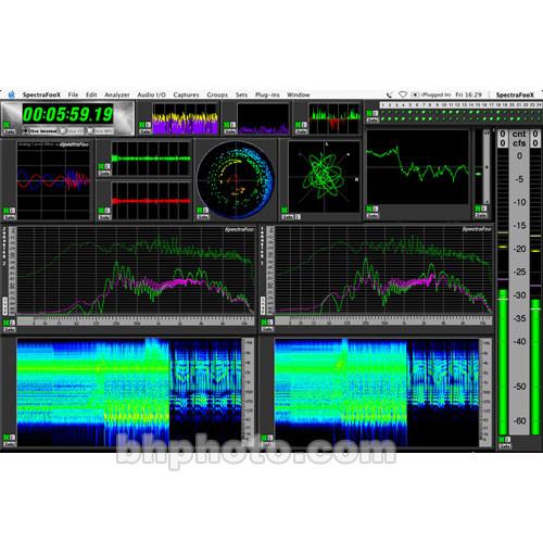 Metric Halo SpectraFoo - Digital Audio Metering and SFS_SA_OSX