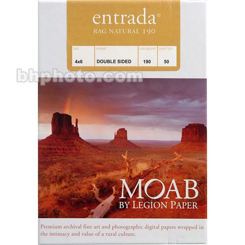 Moab Entrada Rag Natural 190 (Matte, 2-sided) R08-ERN1904650, Moab, Entrada, Rag, Natural, 190, Matte, 2-sided, R08-ERN1904650,