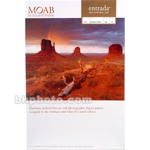 Moab Entrada Rag Natural 300 (Matte, 2-sided) R08-ERN300111725, Moab, Entrada, Rag, Natural, 300, Matte, 2-sided, R08-ERN300111725