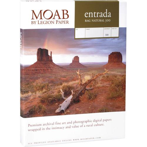 Moab Entrada Rag Natural 300 (Matte, 2-sided) R08-ERN300243025, Moab, Entrada, Rag, Natural, 300, Matte, 2-sided, R08-ERN300243025