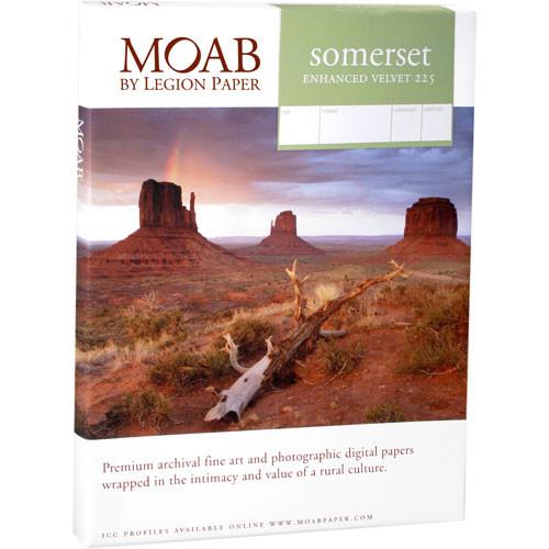 Moab Somerset Enhanced Velvet 225 Archival I98-SEV255463525, Moab, Somerset, Enhanced, Velvet, 225, Archival, I98-SEV255463525,
