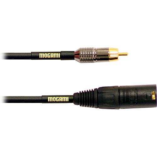 Mogami Gold XLR Male to RCA Male Patch Cable - GOLD XLRM-RCA-12