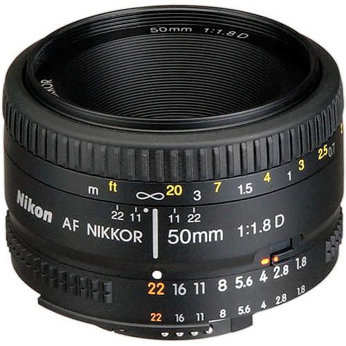 Nikon  AF NIKKOR 50mm f/1.8D Lens 2137